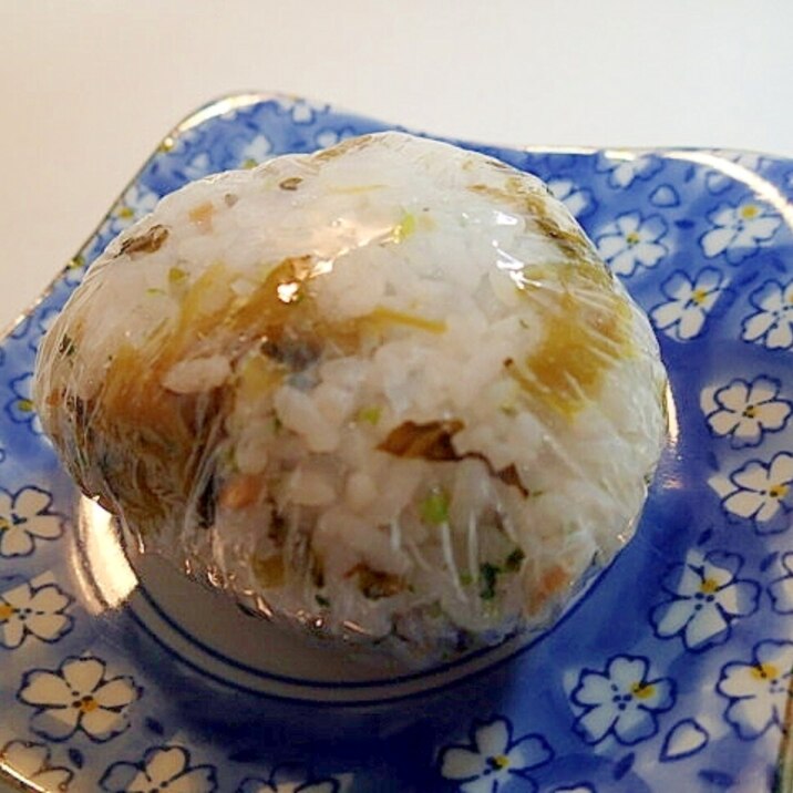 チキン入り　九州完熟発酵高菜とおかず生姜のおにぎり